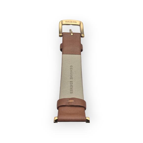 Kate Spade New York Gold-Tone Watch Brown Leather Strap Mother of Pearl Dial - Picture 5 of 9